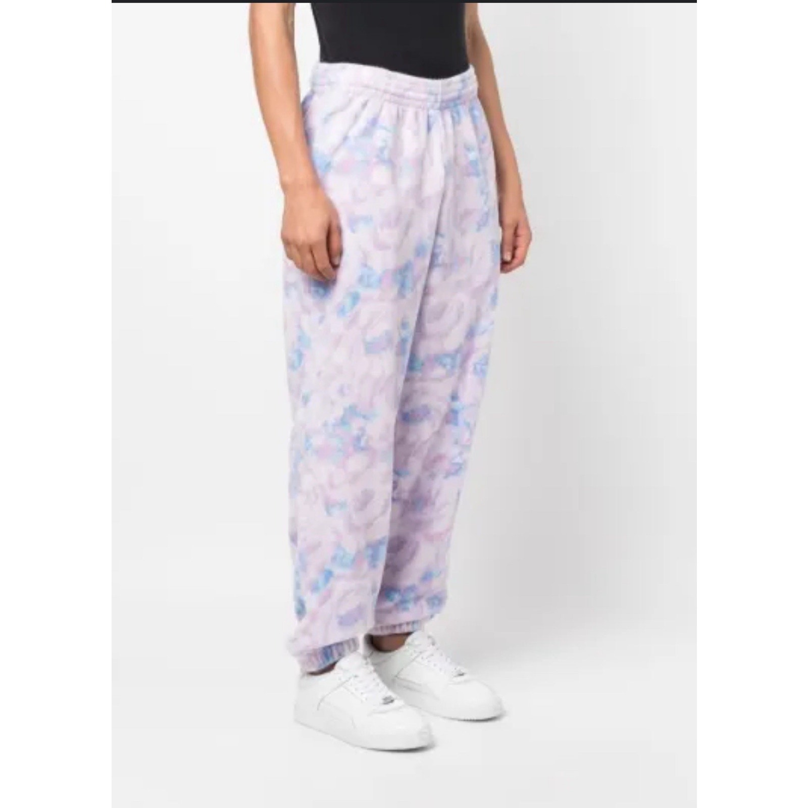 Martine Rose Textured Floral-Print Track Pants Size L